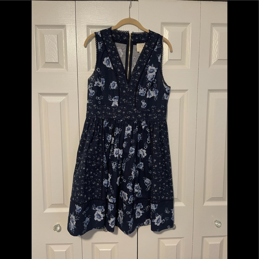 Kate Spade Prairie rose fit and flare dress Size 10